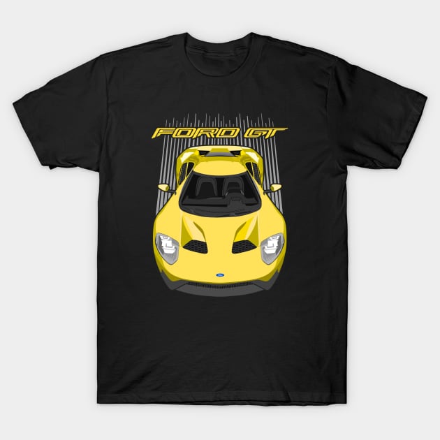 Ford GT-yellow T-Shirt by V8social